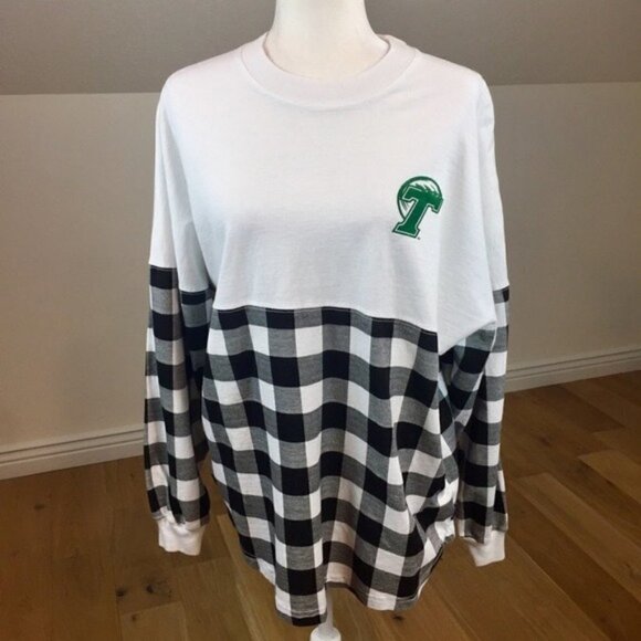 TULANE University 100% Cotton Oversized Sweatshirt - Picture 1 of 11